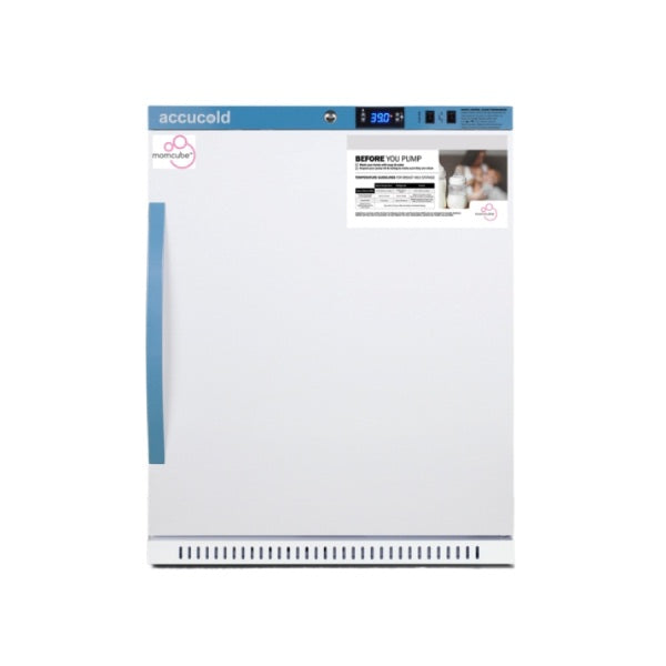 Accucold 6 Cu.Ft. Momcube Breast Milk Refrigerator, ADA Height | Model MLRS62BIADAMCLK - Microscope Marketplace