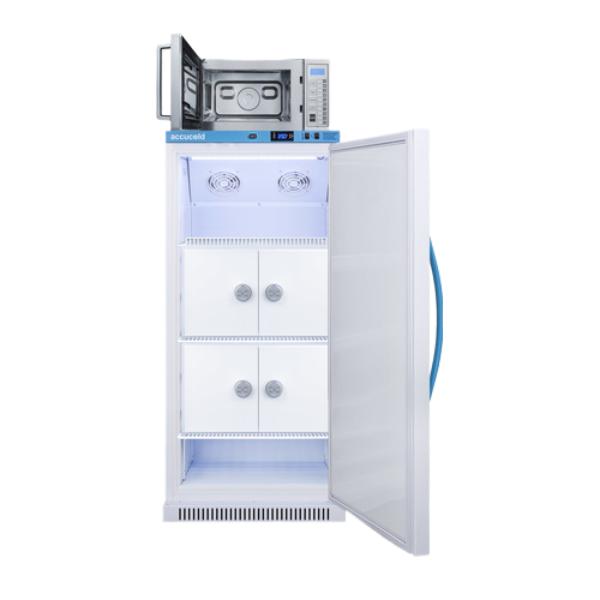 Accucold 8 cu.ft. MOMCUBE Breast Milk Refrigerator/Microwave Combination | Model MLRS8MCLK-SCM1000SS