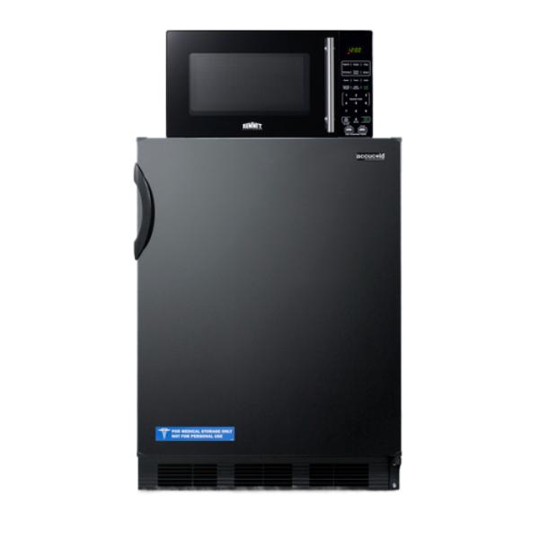 Accucold Microwave/Refrigerator-Freezer Combination with Allocator | Model MRF66BKA - Microscope Marketplace
