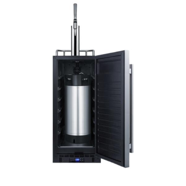 Accucold 15" Wide Built-In Nitro Coffee Kegerator | Model SBC15NCF - Microscope Marketplace