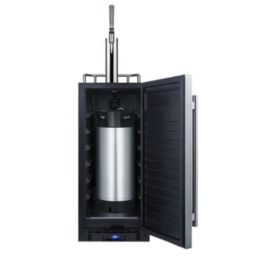 Accucold 15" Wide Built-In Nitro Coffee Kegerator | Model SBC15NCF - Microscope Marketplace