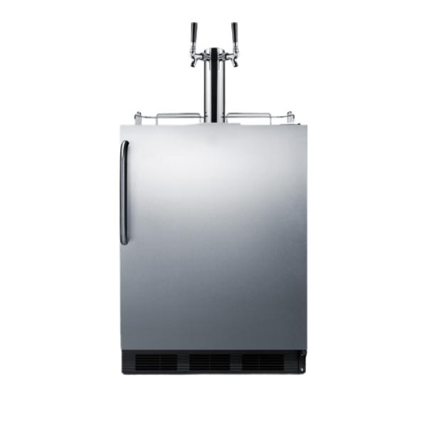 Accucold 24" Wide Outdoor Wine Kegerator, ADA Compliant | Model SBC54OSBIADAWKDTWIN - Microscope Marketplace