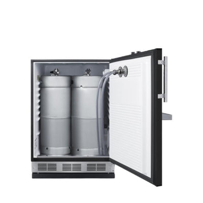 Accucold 24" Wide Front Tap Built-In Beer Kegerator | Model SBC58BFRTP - Microscope Marketplace