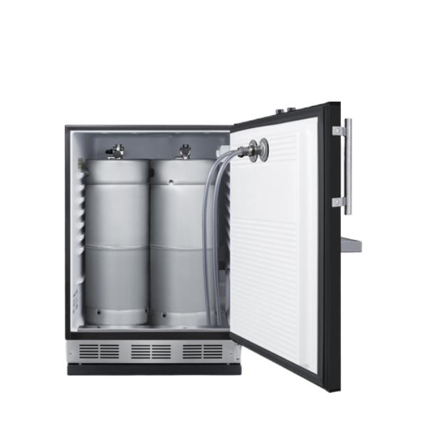 Accucold 24" Wide Front Tap Built-In Beer Kegerator | Model SBC58BFRTP - Microscope Marketplace
