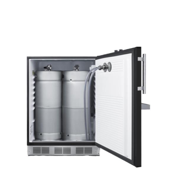 Accucold 24" Wide Front Tap Built-In Beer Kegerator, ADA-Compliant | Model SBC58BFRTPADA - Microscope Marketplace