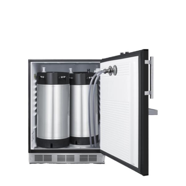 Accucold 24" Wide Front Tap Built-In Cold Brew Coffee Kegerator, ADA-Compliant | Model SBC58BFRTPCFADA - Microscope Marketplace