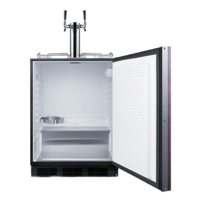 Accucold 24" Wide Built-In Kegerator, ADA Compliant (Panel Not Included) | Model SBC58BLBIADAIF - Microscope Marketplace