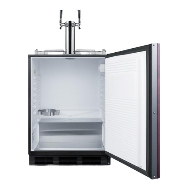 Accucold 24" Wide Built-In Kegerator, ADA Compliant (Panel Not Included) | Model SBC58BLBIADAIF - Microscope Marketplace