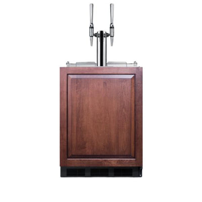 Accucold 24" Wide Built-In Nitro Coffee Kegerator, ADA Compliant | Model SBC58BLBIADAIFNCFTWIN - Microscope Marketplace