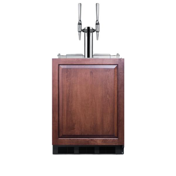 Accucold 24" Wide Built-In Nitro Coffee Kegerator, ADA Compliant | Model SBC58BLBIADAIFNCFTWIN - Microscope Marketplace