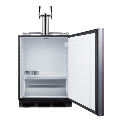 Accucold 24" Wide Built-In Wine Kegerator, ADA Compliant (Panel Not Included) | Model SBC58BLBIADAIFWKDTWIN - Microscope Marketplace