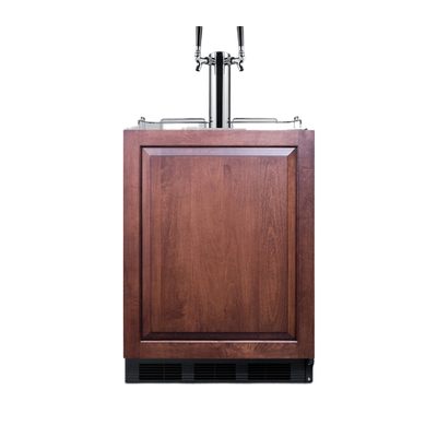 Accucold 24" Wide Built-In Wine Kegerator, ADA Compliant (Panel Not Included) | Model SBC58BLBIADAIFWKDTWIN - Microscope Marketplace