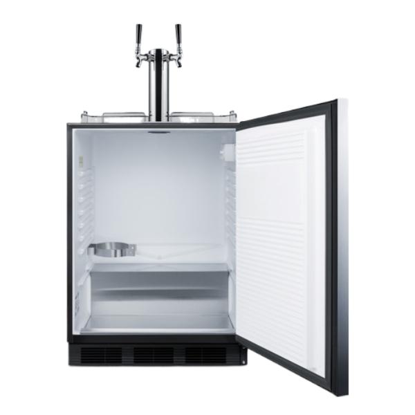 Accucold 24" Wide Built-In Wine Kegerator, ADA Compliant | Model SBC58BLBIADAWKDTWIN - Microscope Marketplace