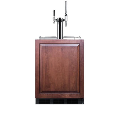 Accucold 24" Wide Built-In Coffee Kegerator, ADA Compliant (Panel Not Included) | Model SBC58BLBIADAIFCMTWIN - Microscope Marketplace