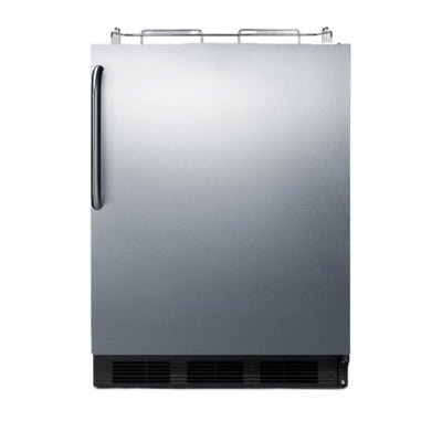 Accucold 24" Wide Built-In Kegerator, ADA Compliant | Model SBC58BLBICSSADANK - Microscope Marketplace