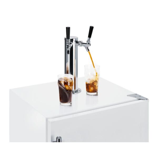 Accucold 24" Wide Built-In Cold Brew Coffee Kegerator, ADA Compliant | Model SBC58WHBIADACFTWIN - Microscope Marketplace