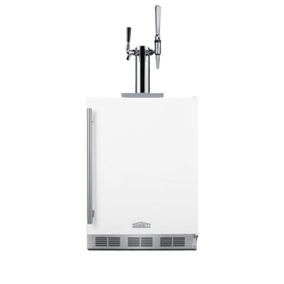 Accucold 24" Wide Built-In Coffee Kegerator, ADA Compliant | Model SBC58WHBIADACMTWIN - Microscope Marketplace