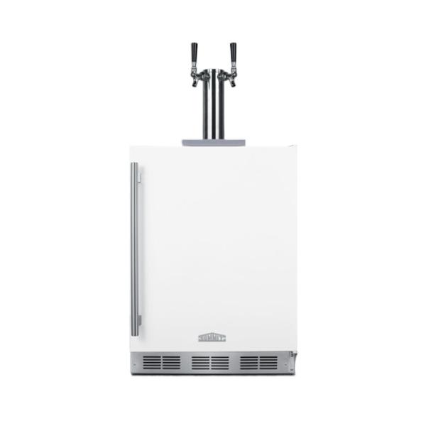 Accucold 24" Wide Built-In Wine Kegerator, ADA Compliant | Model SBC58WHBIADAWKDTWIN - Microscope Marketplace