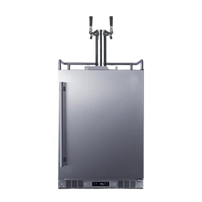Accucold 24" Wide Built-In Outdoor Beer & Wine Kegerator | Model SBC683OSTWINBW - Microscope Marketplace
