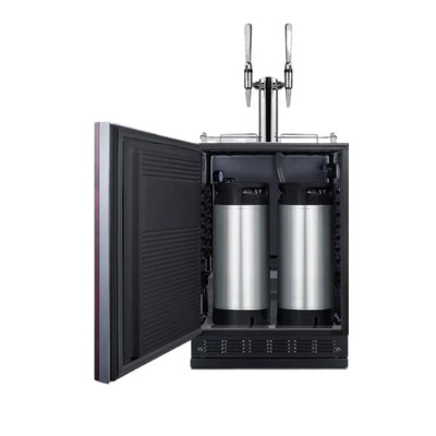 Accucold 24" Wide Nitro Coffee Kegerator (Panel Not Included) | Model SBC7BRSIFNCF2LHD - Microscope Marketplace