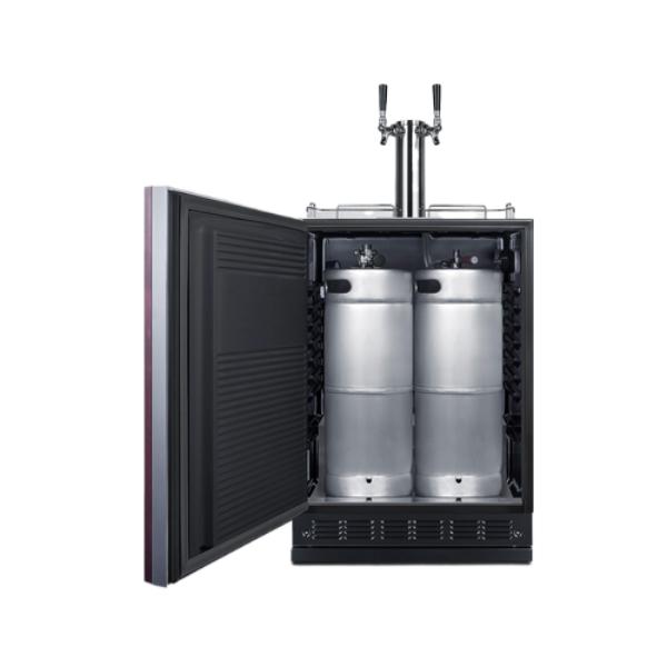 Accucold 24" Wide Wine Kegerator (Panel Not Included) | Model SBC7BRSIFWK2LHD - Microscope Marketplace