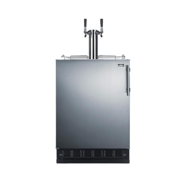 Accucold 24" Wide Beer Kegerator | Model SBC7BRSLHD - Microscope Marketplace