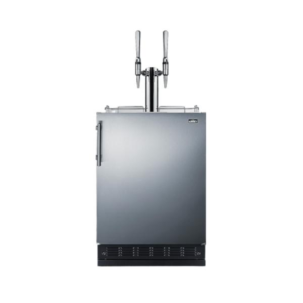 Accucold 24" Wide Nitro Coffee Kegerator | Model SBC7BRSNCF2 - Microscope Marketplace