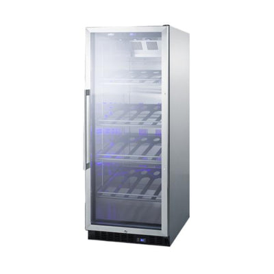 Accucold 24" Wide Single Zone Commercial Wine Cellar | Model SCR1156CHCSS - Microscope Marketplace