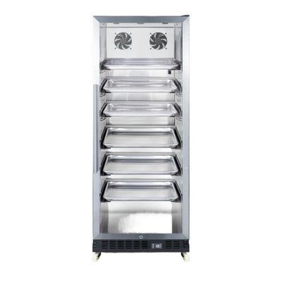 Accucold 24" Wide Mini Reach-In Beverage Center with Dolly | Model SCR1156RI - Microscope Marketplace