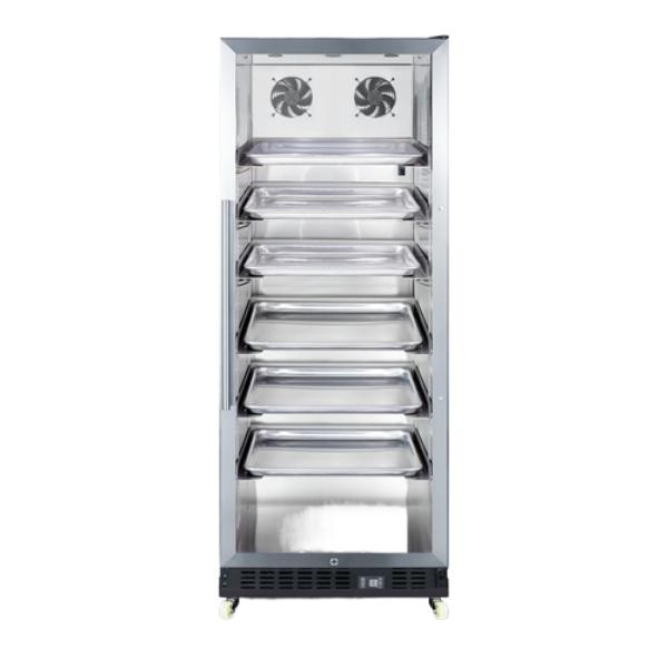 Accucold 24" Wide Mini Reach-In Beverage Center with Dolly | Model SCR1156RI - Microscope Marketplace