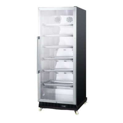 Accucold 24" Wide Mini Reach-In Beverage Center with Dolly | Model SCR1156RI - Microscope Marketplace