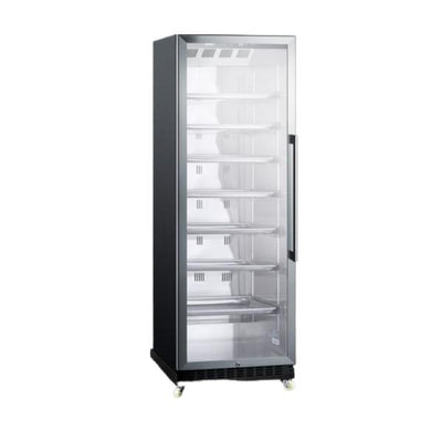 Accucold 24" Wide Mini Reach-In Beverage Center with Dolly | Model SCR1401LHRI - Microscope Marketplace