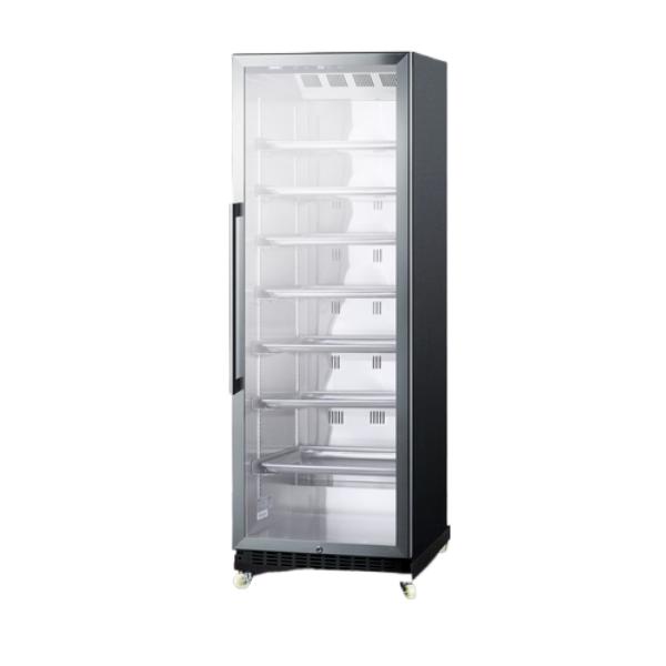 Accucold 24" Wide Mini Reach-In Beverage Center with Dolly | Model SCR1401RI - Microscope Marketplace