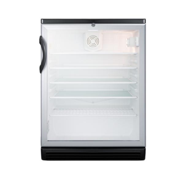 Accucold 24" Wide Beverage Center | Model SCR600BGLBI - Microscope Marketplace