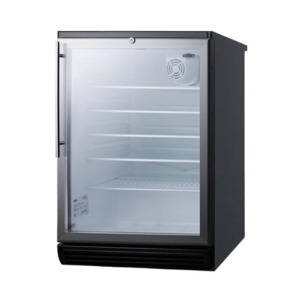 Accucold 24" Wide Built-In Beverage Center | Model SCR600BGLBIHV - Microscope Marketplace