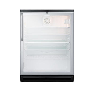 Accucold 24" Wide Built-In Beverage Center | Model SCR600BGLBITB - Microscope Marketplace