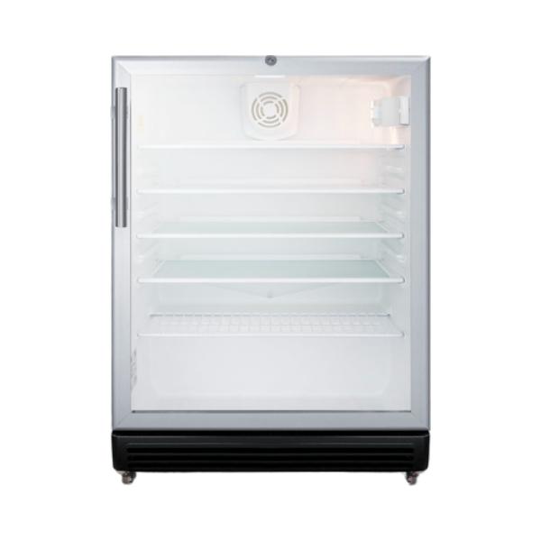 Accucold 24" Wide Beverage Center | Model SCR600BGLMBL - Microscope Marketplace
