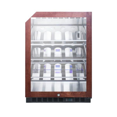 Accucold 24" Wide Single Zone Built-In Commercial Wine Cellar | Model SCR610BLCHPNR - Microscope Marketplace