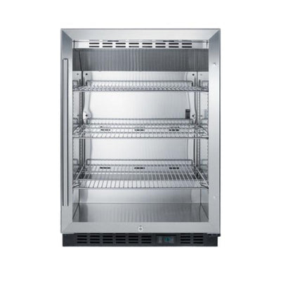 Accucold 24" Wide Built-In Beverage Center | Model SCR610BLCSS - Microscope Marketplace