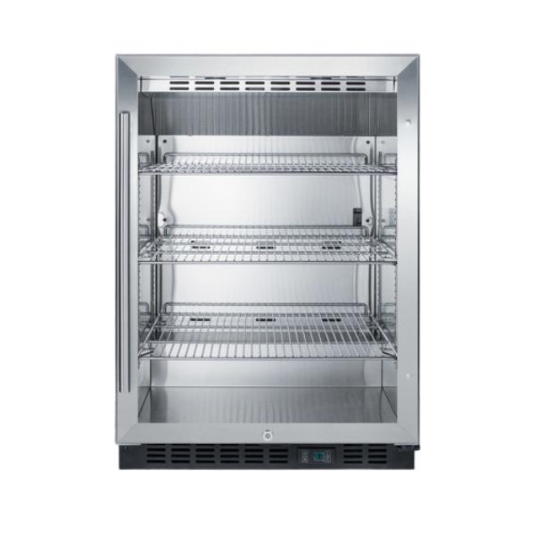 Accucold 24" Wide Built-In Beverage Center | Model SCR610BLCSS - Microscope Marketplace