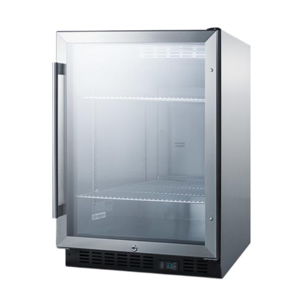 Accucold 24" Wide Built-In Beverage Center | Model SCR610BLCSS - Microscope Marketplace