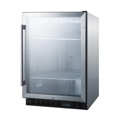 Accucold 24" Wide Built-In Beverage Center | Model SCR610BLCSS - Microscope Marketplace