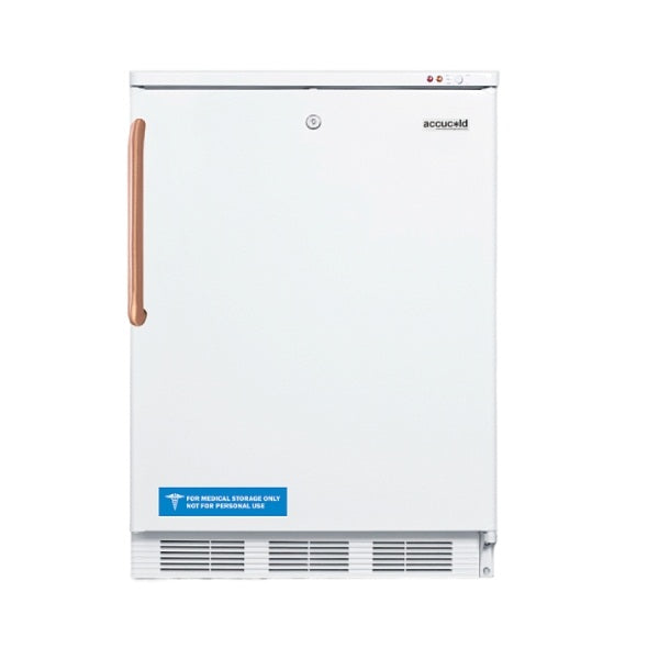 Accucold 24" Wide All-Freezer with Antimicrobial Pure Copper Handle | Model VT65MLTBC