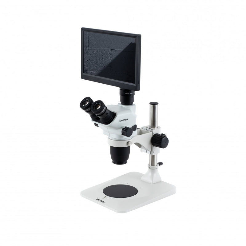 Unitron Z645 Zoom Stereo Microscope on Pole Stand | Inspection Microscope - microscopemarketplace