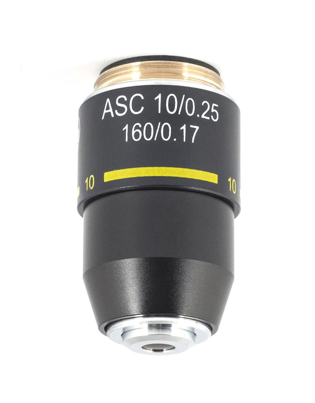 MOTIC Achromatic Super Contrast Objective ASC 10X/0.25 (WD=6.4mm) | (1101001701542) - Microscope Marketplace
