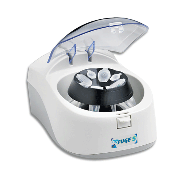 Benchmark Scientific myFuge 5 Mini Centrifuge with rotor for 4 x 5ml and 4 x 1.5/2.0ml - microscopemarketplace
