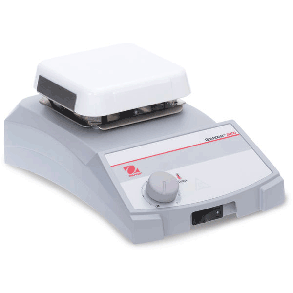 Ohaus Guardian 2000 e-G21HP04C 4" x 4" Analog Hotplate - microscopemarketplace