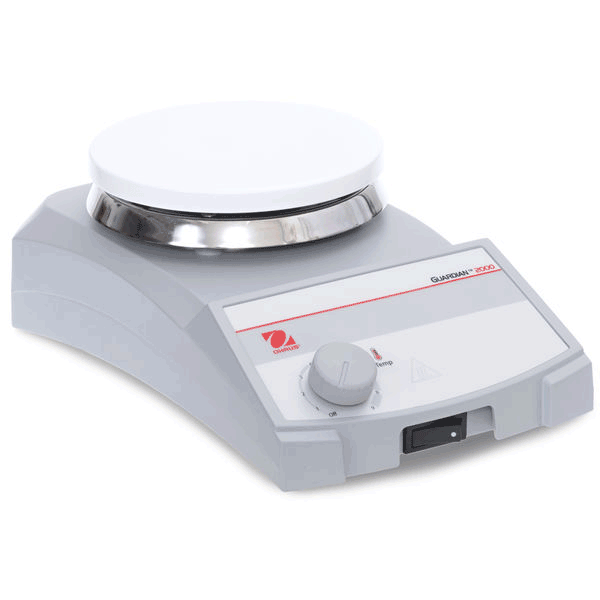 Ohaus Guardian 2000 e-G21HPRDS 135mm Dia. Analog Hotplate - microscopemarketplace