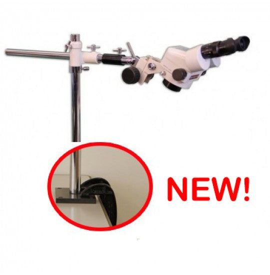 Em 5 Microscope Meiji EMZ-5 Stereo Microscope on light Table Clamp Stand