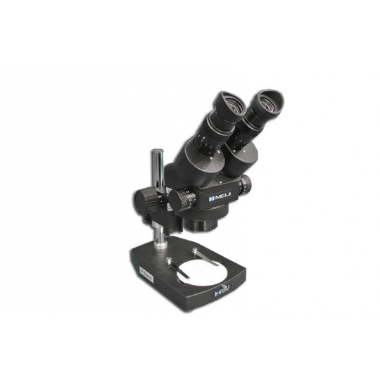 Meiji EMZ-5 Stereo Microscope Black on Standard Pole Stand - microscopemarketplace